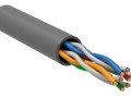 Кабель связи витая пара U/UTP (24AWG) кат.5е 4х2х0.51 ож PVC (305м) сер. (м) ITK LC1-C5E04-111