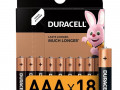 Элемент питания алкалиновый LR03-18BL BASIC (блист.18шт) Duracell Б0014449