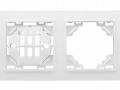 Рамка 2-м Минск горизонтальная бел. Basic EKF ERM-G-302-10