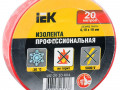 Изолента ПВХ 0.18х19мм красн. (рул.20м) IEK UIZ-20-10-K04