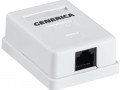 Розетка информационная RJ45 кат.5е UTP 1 порт настенная GENERICA ITK CS2-1C5EU-12-G