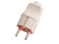 Вилка Accessories с заземл. UPS бел. LEZARD 715-0501-605