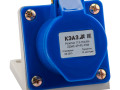 Розетка 113 16А 220В AC 2P+PE 6ч для монтажа на поверхность IP44 КЭАЗ 222746