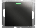 Переключатель проходной 1-кл. СП Glossa 10А IP20 (сх. 6а) 10AX с подсветкой механизм антрацит SE GSL000763