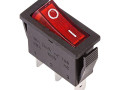 Выключатель клавишн. 250В 15А (3с) ON-OFF красн. с подсветкой (RWB-404; SC-791; IRS-101-1C) Rexant 36-2210
