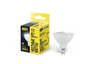 Лампа светодиодная MR16 5Вт 3000К тепл. бел. GU5.3 450лм 230-240В IEK LLE-MR16-5-230-30-GU5