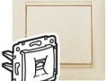 Розетка телефонная 1-м СП Valena RJ11 IP20 механизм сл. кость (DIY-упак.) IEK 695622