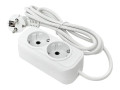 Удлинитель 2х5м с заземл. 16А IP20 Эксперт 3.0кВт ПВС 3х1 EKF UBA16-310-2-05
