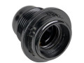 Патрон карболитовый с кольцом E27 черн. EKF LHC-E27-r-s