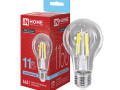 Лампа светодиодная LED-A60-deco 11Вт грушевидная прозрачная 6500К холод. бел. E27 1160лм 230В IN HOME 4690612026169