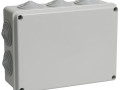 Коробка распаячная ОП 190х140х70 IP55 КМ41244 RAL7035 (10 гермовводов) IEK UKO11-190-140-070-K41-55