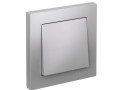 Выключатель 1-кл. СП AtlasDesign 10А IP20 (сх. 1) 10AX в сборе алюм. SE ATN000312