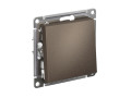 Переключатель проходной 1-кл. СП AtlasDesign 10А IP20 (сх. 6) 10AX механизм мокко SE ATN000661