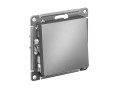 Переключатель проходной 1-кл. СП AtlasDesign 10А IP20 (сх. 6) 10AX механизм сталь SE ATN000961
