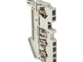 Колодка клеммная ST-2.5 28А 3 вывода пружинная сер. EKF plc-jxb-st-2.5-3
