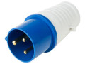 Вилка переносная 023 2P+PE 32А 220В IP44 Rexant 11-8903