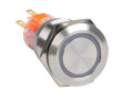 Кнопка S-Pro67 19мм с фикс. с бел. подсветкой 24В PROxima EKF s-pro67-252