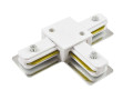 Коннектор T-образный PTR CT-WH накладной/подвесной шинопровод бел. JazzWay 5010864