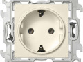 Розетка 1-м СП Simon 24 16А IP20 2P+E Push&Go без защ. шторок механизм сл. кость Simon 2420434-031