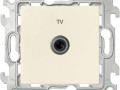 Розетка телевизионная одиночная TV СП Simon 24 IP20 механизм сл. кость Simon 2450477-031