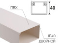 Кабель-канал 100х40 L2000 бел. Rexant 28-0040-2
