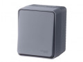 Выключатель 1-кл. ОП AtlasDesign PROFI IP54 10AX антрацит SE ATN544011