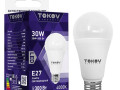 Лампа светодиодная 30Вт А70 4000К Е27 176-264В TOKOV ELECTRIC TKE-A70-E27-30-4K