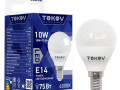 Лампа светодиодная 10Вт G45 4000К Е14 176-264В TOKOV ELECTRIC TKE-G45-E14-10-4K