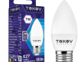 Лампа светодиодная 7Вт С37 6500К Е27 176-264В TOKOV ELECTRIC TKE-C37-E27-7-6.5K