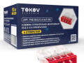 Клемма строительно-монтажная СМК 2273-204 EU2.5 414 4-проводная прозр. TOKOV ELECTRIC TKE-EU2.5-414/C100