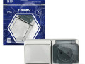 Блок ОП Nix (розетка 16А 250В с заземл. + 1-кл. выкл. 10А) IP54 сер. TOKOV ELECTRIC TKE-NX-V1RZ-C06T-IP54