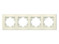 Рамка 4-м Афина универс. сл. кость (ivory) Universal A0046-I