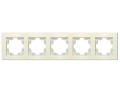 Рамка 5-м Афина универс. сл. кость (ivory) Universal A1042-I