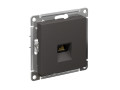 Розетка компьютерная AtlasDesign RJ45 кат.5E механизм базальт SE ATN001483