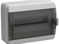 Корпус КМПн-12 TEKFOR IP65 черн. прозр. дверь пластик. IEK TF5-KP72-N-12-65-K03-K02