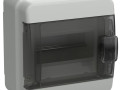 Корпус КМПн-6 TEKFOR IP65 черн. прозр. дверь пластик. IEK TF5-KP72-N-06-65-K03-K02