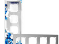 Рамка 4-м Pixel универс. алюм. TOKOV ELECTRIC TKE-PX-RM4-C03