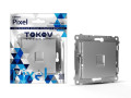 Розетка компьютерная 1-м СП Pixel RJ45 кат.5E механизм алюм. TOKOV ELECTRIC TKE-PX-RC1-C03