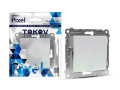 Выключатель 1-кл. СП Pixel 10А IP20 с индикатором механизм перламутр. TOKOV ELECTRIC TKE-PX-V1I-C04