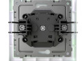 Розетка 1-м СП Pixel 16А IP20 без заземл. в сборе перламутр. TOKOV ELECTRIC TKE-PX-R1F-C04