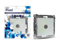 Розетка TV оконечная СП Pixel 1DB механизм перламутр. TOKOV ELECTRIC TKE-PX-A1O-C04