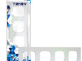 Рамка 4-м Pixel универс. перламутр. TOKOV ELECTRIC TKE-PX-RM4-C04