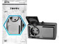 Блок ОП Dita (розетка 16А 250В с заземл. + 1-кл. выкл. 10А) IP54 карбон TOKOV ELECTRIC TKL-DT-V1RZ-C14-IP54
