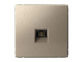 Розетка компьютерная ArtGallery RJ45 кат.6A механизм шампань SE GAL000586