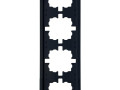 Рамка 4-м ZIMA горизонт. черн. бархат LEZARD 704-4200-149