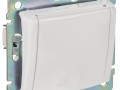 Розетка 1-м СП Valena 16А IP21 2P+E с заземл. с крышкой немецк. стандарт механизм бел. (DIY-упак.) IEK 694270