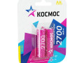 Аккумулятор AA/R6 2700мА.ч NI-MN BP-2 (блист.2шт) КОСМОС KOCR6NIMH2700MAH2BL
