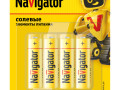 Элемент питания солевой AA/R6 94 758 NBT-NS-R6-BP4 (блист.4шт) Navigator 94758