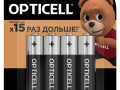 Элемент питания алкалиновый AA/LR6 (блист.4шт) Basic Opticell 5051001/6051001
