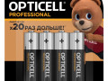 Элемент питания алкалиновый AA/LR6 (блист. 4шт) Professional Opticell 5052001/6052001